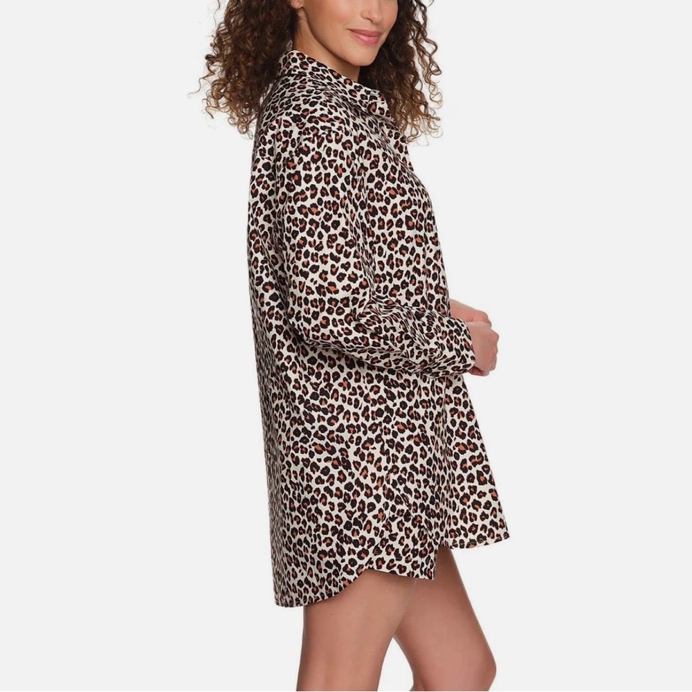 Loft Animal Print Two Piece Pajama Set, Size XL - NIP - Picture 2 of 9